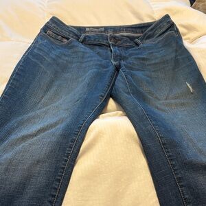 Lee Women's Boyfriend Jeans in Blue